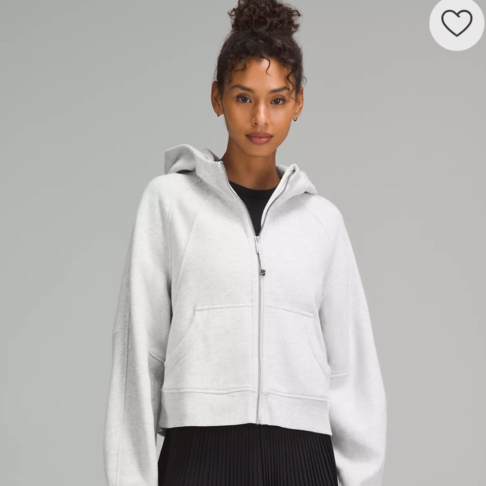 Women's Gray Lululemon Zip-Up Hoodie